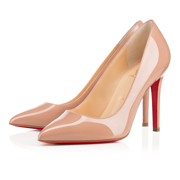 Beige Women's Christian Louboutin Pigalle Heels | 70Y3W0Tp