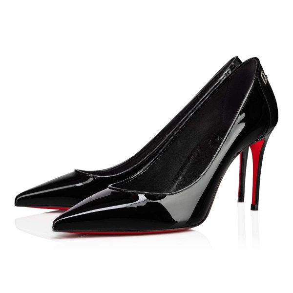 Black / Black Women's Christian Louboutin Sporty Kate Heels | 8ObA7IQB