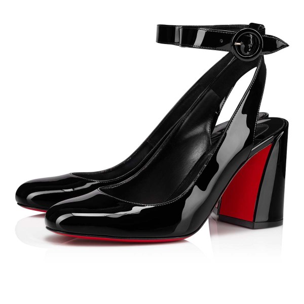 Black Women's Christian Louboutin Miss Sab Sling Heels | c5ZCOWR8