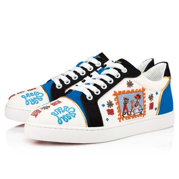 Multicolor Women's Christian Louboutin Vieira Sneakers | nncUphNK