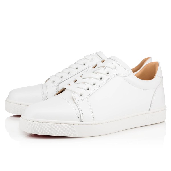 White Women's Christian Louboutin Vieira Sneakers | jG63BWwU